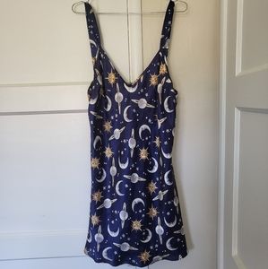 SOLD ❗️Whimsigoth Celestial satin dress